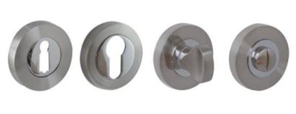 ProGriff TD-Gala auf Rosette–Chrom/Nickel matt